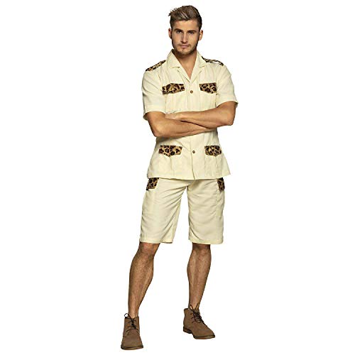Boland 83882 - Kostüm Safari Mann, Hose und Hemd, für Herren, Zoowärter, Tierpfleger, Dschungel, Verkleidung, Karneval, Mottoparty, Größe M/L, Beige Boland 83882 - Kostüm Safari Mann, Hose und Hemd, für Herren, Zoowärter, Tierpfleger, Dschungel, Verkleidung, Karneval, Mottoparty, Größe M/L, Beige von Boland