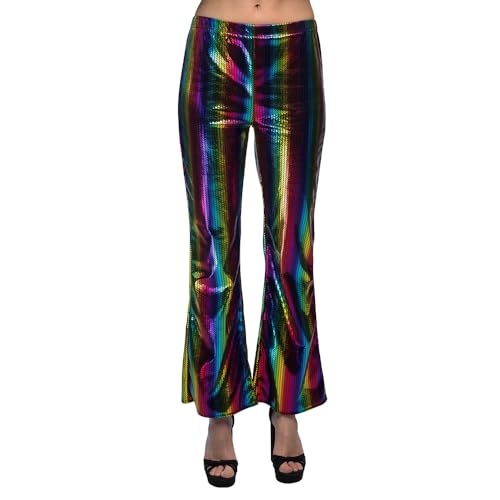 Boland - Schlaghose für Herren oder Damen, ideal für Fasching, Festival oder Mottoparty, Hippie Hose mit weitem Bein von Boland