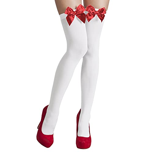 Boland - Strümpfe mit Schleife, Overknees, dehnbare Socken, Accessoire, Karneval, Kostüm, Mottoparty Boland - Strümpfe mit Schleife, Overknees, dehnbare Socken, Accessoire, Karneval, Kostüm, Mottoparty von Boland