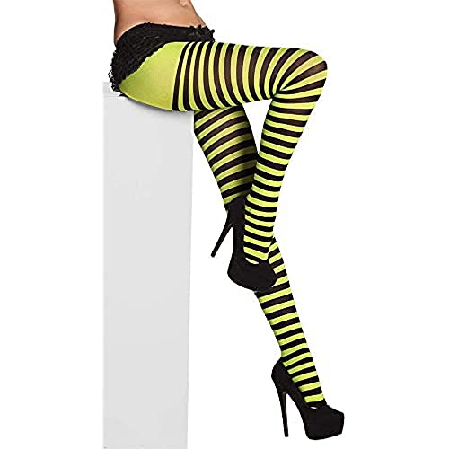 Boland - Strumpfhose Gestreift, dehnbare Hose, Disko, Karneval, Kostümparty von Boland