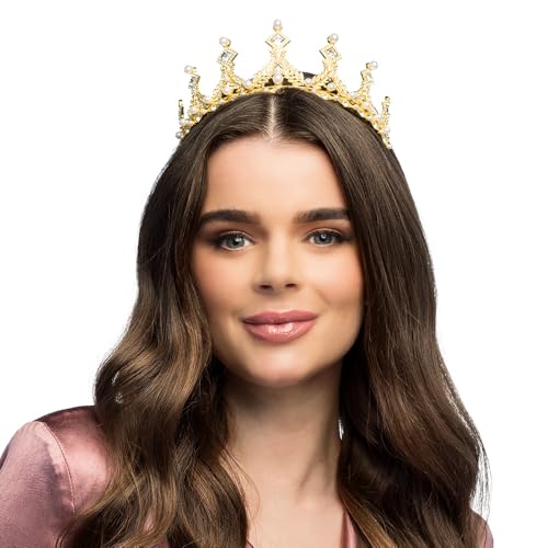 Boland - Tiara Königin, Haarband, Krone, Diadem, Prinzessin, Zubehör für Hochzeit, JGA und Karneval von Boland