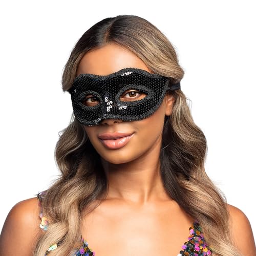 Boland - Venezianische Augenmaske mit Pailletten, Maske für Kostüme, Karneval, Mottoparty und Halloween Boland - Venezianische Augenmaske mit Pailletten, Maske für Kostüme, Karneval, Mottoparty und Halloween von Boland