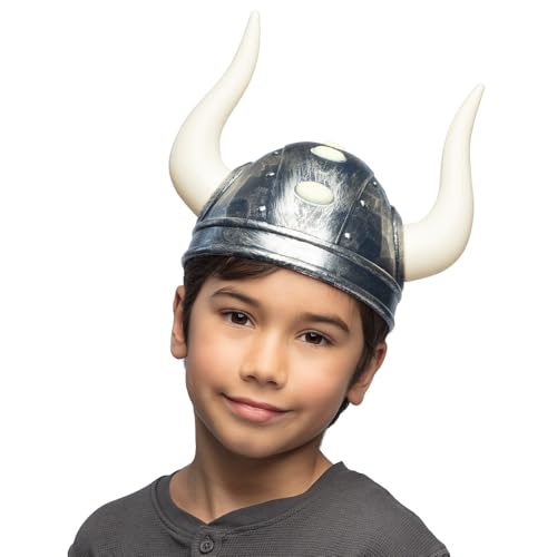 Boland - Wikinger Helm für Kinder, Kopfbedeckung, Accessoire für Kostüme, Karneval oder Mottoparty von Boland