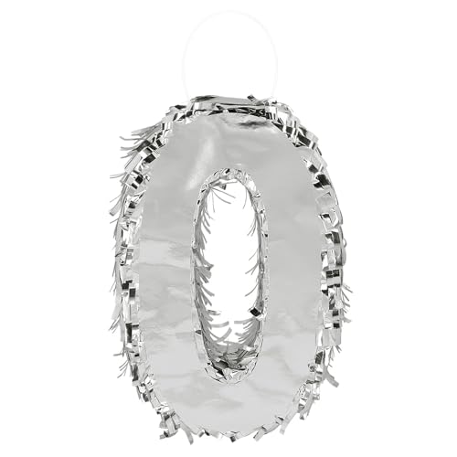 Boland - Zahlen Pinata, 25 x 16 x 5 cm, glänzende Nummer für Jubiläum und Geburtstag, Zahl, Silber, Dekoration, Party-Spiel Boland - Zahlen Pinata, 25 x 16 x 5 cm, glänzende Nummer für Jubiläum und Geburtstag, Zahl, Silber, Dekoration, Party-Spiel von Boland