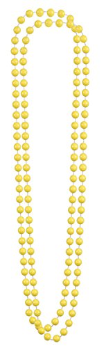 Boland 64285 - Halskette Magali gelb, 2er-Set, aus Kunststoff, Circa 40 cm lang von Boland