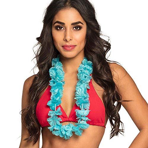 Boland - Hawaiikette Ohana, 1 Stück, Länge 105 cm, Halskette, Sommer, Strand, Blüten, Blumen, Meer, Urlaub, Accessoire, Verkleidung, Kostüm, Karneval, Mottoparty von Boland