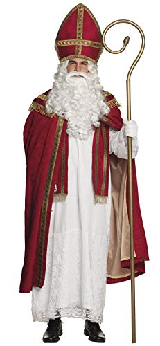 Boland 56840 - Kostüm Sankt Nikolaus, Gr. L/XL, Gewand, Umhang und Mütze, Weihnachtsmann, Bescherung, Weihnachten, Kostüm, Karneval, Mottoparty Boland 56840 - Kostüm Sankt Nikolaus, Gr. L/XL, Gewand, Umhang und Mütze, Weihnachtsmann, Bescherung, Weihnachten, Kostüm, Karneval, Mottoparty von Boland