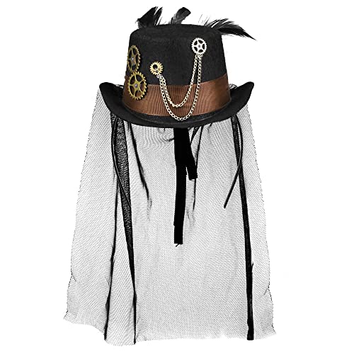 Boland 54516 - Haarreif Steamgear, Steampunk, Kopfschmuck, Tiara, Kostüm, Karneval, Mottoparty von Boland