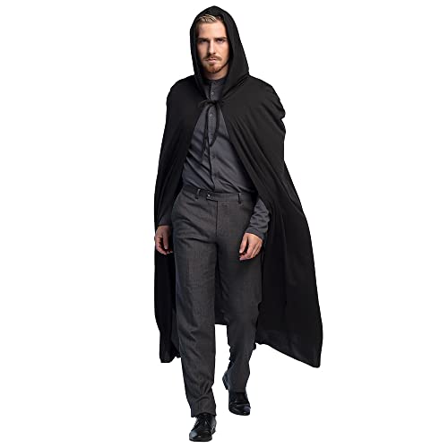 Boland - Umhang mit Kapuze Dust, 180 cm, 100 % Polyester, Unisex, Hexe, Mittelalter, Reiter, Vampir, Halloween, Kostüm, Karneval, Mottoparty Boland - Umhang mit Kapuze Dust, 180 cm, 100 % Polyester, Unisex, Hexe, Mittelalter, Reiter, Vampir, Halloween, Kostüm, Karneval, Mottoparty von Boland