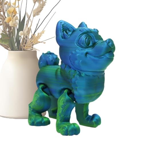 Bollisate 3-D Printed Dog Flexible Fidget Animals Toys Jointed Bendable Puppy Toy Stress Relief Articulated Dog Toy For Figures And Home Desk Decoration Bollisate 3-D Printed Dog Flexible Fidget Animals Toys Jointed Bendable Puppy Toy Stress Relief Articulated Dog Toy For Figures And Home Desk Decoration von Bollisate