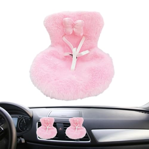 Bollisate Car Entlüftung Puppensitz, Puppenautositz | Auto Doll Display -Sitzdekor,Fahrzeug -Inneneinrichtung Accessoires mit transparenter ergonomischer Basis für Fans, Anime -Sammler und Car Culture von Bollisate