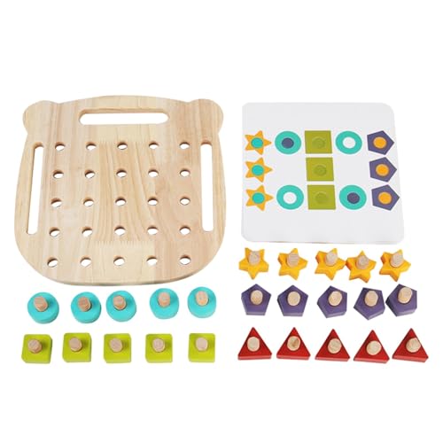 Bollisate PEG -Schraubenbrettspielzeug, Holzschraubenfahrzeugspielzeug, Holzmuttern Ausrüstungsrätselspiel, Spielzeug für Feinmotorische Fähigkeiten, Blocklernsatz, Bildungsaktivitätsspiel für frühes Bollisate PEG -Schraubenbrettspielzeug, Holzschraubenfahrzeugspielzeug, Holzmuttern Ausrüstungsrätselspiel, Spielzeug für Feinmotorische Fähigkeiten, Blocklernsatz, Bildungsaktivitätsspiel für frühes von Bollisate