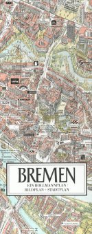 Stadtplan Bremen in 3D von Bollmann von Bollmann-Bildkarten-Verlag Braunschweig