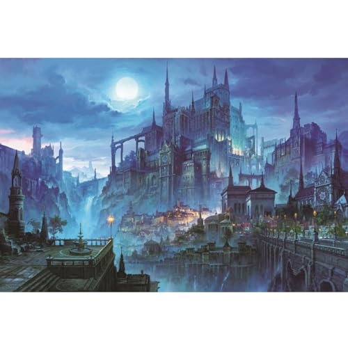 Boloshine Puzzle 1000 Teile für Erwachsene Teenager, Burgnacht, Impossible Puzzle, Stress Abbauen Puzzlespiel, Herausforderndes Geschicklichkeitsspiel für die ganze Familie von BoloShine