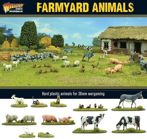 Bolt Action, Black Powder Farmyard Animals von Warlord Games