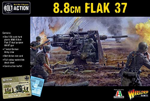 Bolt Action Warlord Games, Flak 37 8.8cm, Wargaming Miniatures von Warlord Games