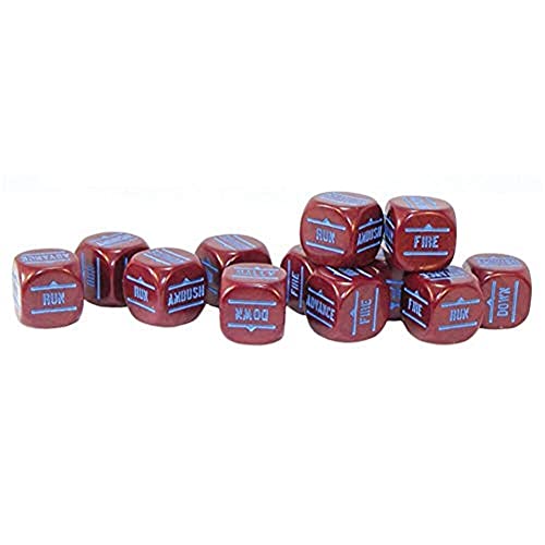 Bolt Action Order Dice - Maroon von Warlord Games