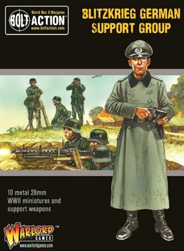 Warlord Games Bolt Action 2 Blitzkrieg German Support Group (HQ, Mortar & MMG) - EN von Warlord Games