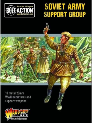 Bolt Action 2 Soviet Army Support Group (HQ, Mortar & MMG) - EN von Warlord Games