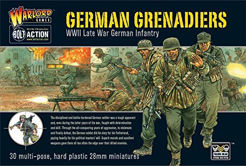 WGB-WM-09A - Kriegsherrenspiele - Repetierbock - Deutsche Grenadiere Aus Dem Zweiten Weltkrieg - 28mm Miniaturen x 30 von Warlord Games