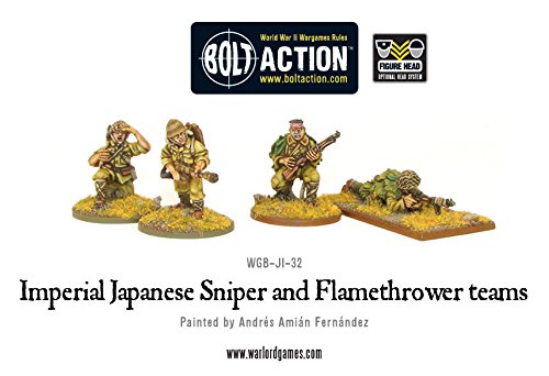 Imperial Japanese Sniper and Flamethrower teams von Warlord Games