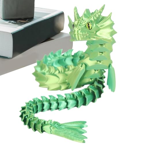 Bomefoi Artikuliertes -Fidget-Spielzeug, -Gedruckter Drache - Spielzeug mit beweglichen Gelenken | -Gedruckter Drache, Flexibles Ornament für , Mädchen, Familie, Freunde Bomefoi Artikuliertes -Fidget-Spielzeug, -Gedruckter Drache - Spielzeug mit beweglichen Gelenken | -Gedruckter Drache, Flexibles Ornament für , Mädchen, Familie, Freunde von Bomefoi