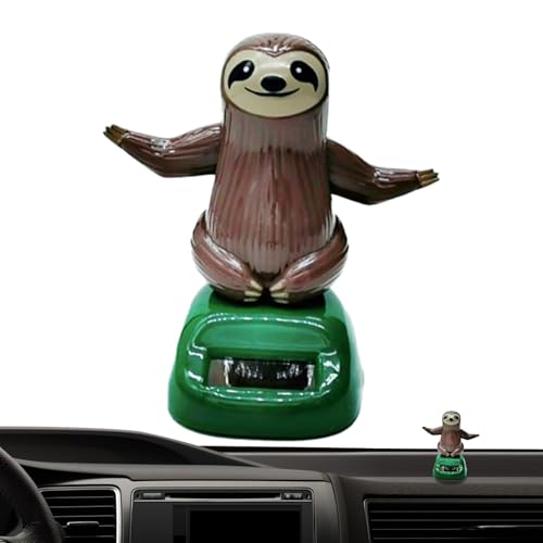 Bomefoi Auto-Armaturenbrett-Dekoration, vibrierende Tierstatue mit Solarenergie - lustiges Zubehör für den Fahrzeuginnenraum, Schreibtischartikel für Männer und Frauen Bomefoi Auto-Armaturenbrett-Dekoration, vibrierende Tierstatue mit Solarenergie - lustiges Zubehör für den Fahrzeuginnenraum, Schreibtischartikel für Männer und Frauen von Bomefoi