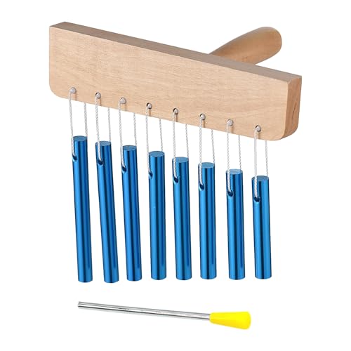 Bomefoi Handchimes, Bar Chimes,Single Row Bell Chime - Hand Schlaginstrumente, Klangheilungsinstrumente für Erwachsene Frauen Männer Anfänger von Bomefoi