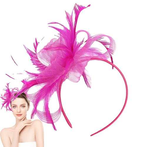 Bomefoi Hut Stirnband - Vintage Kopfschmuck | Kleine Hüte Netzhauben Haarschmuck Täglich Damen Feste Kostümpartys Gesellschaftliche Anlässe Hochzeiten von Bomefoi