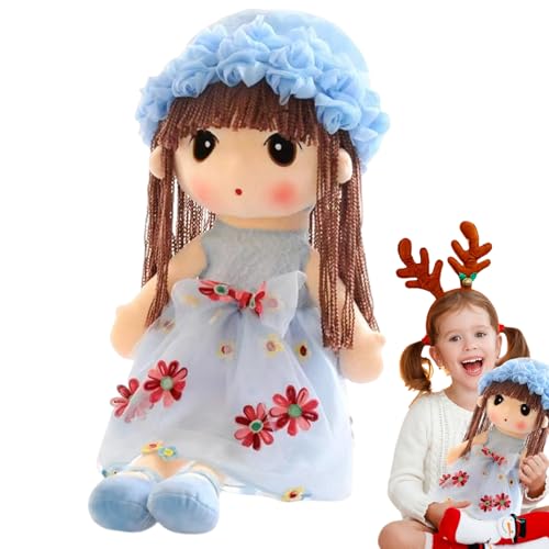 Bomefoi Plüschtier - Plüsch Baby Puppe - Weiches Handgemachtes Mädchen Figur Schlafbegleiter Für Kleinkind Junge Sofa Deko Home Geburtstag Weihnachten,Für Schlafzimmer Sofa Dekoration Geburtstag von Bomefoi
