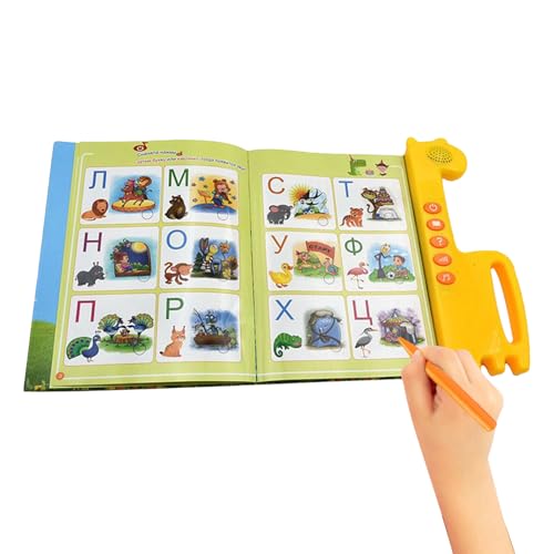 Bomefoi Soundbuch | Russisches Alphabet Für Kinder Mit Soundfunktion | Interaktives Lernspielzeug Für Kinder Zuhause Unterwegs Bomefoi Soundbuch | Russisches Alphabet Für Kinder Mit Soundfunktion | Interaktives Lernspielzeug Für Kinder Zuhause Unterwegs von Bomefoi