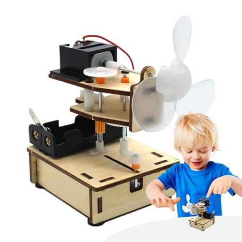 Bomefoi Wissenschaftlicher Fan -Spielzeugkit, Bildungsfan -Kit | Elektromotor Lüfter Kit - Science Experimente Projekt, Spielzeug für elektronische Montage, handgeschnittener Stromerzeuger, Bomefoi Wissenschaftlicher Fan -Spielzeugkit, Bildungsfan -Kit | Elektromotor Lüfter Kit - Science Experimente Projekt, Spielzeug für elektronische Montage, handgeschnittener Stromerzeuger, von Bomefoi