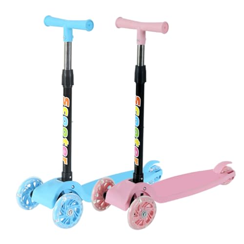 BommFu Klappbarer 3-Rad Scooter | Scooter Kinder Roller | Outdoor-Kinderroller Mit LED-Blinklicht - Ab Kleinkind Junge Mädchen, 3 4 5 6 Jahre BommFu Klappbarer 3-Rad Scooter | Scooter Kinder Roller | Outdoor-Kinderroller Mit LED-Blinklicht - Ab Kleinkind Junge Mädchen, 3 4 5 6 Jahre von BommFu