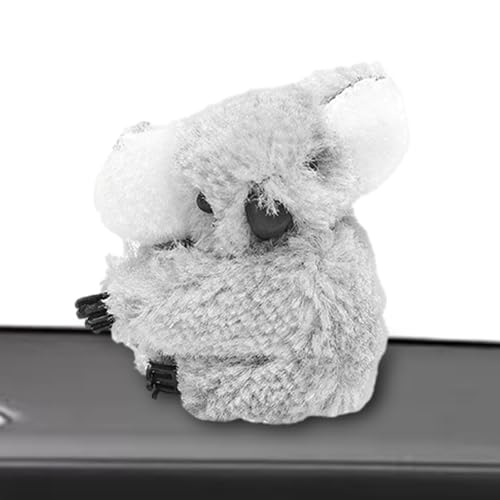 BommFu Koala-Plüsch | Mini-Koala-Plüsch-Auto-Armaturenbrett-Ornament - rutschfeste Seite Für Festen Halt, Rostbeständig, Leicht, Stabil, Zubehör von BommFu