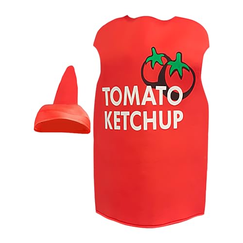 BommFu Senf Kostüm | Originelle Lebensmittel-Kostüme | Kreatives Cosplay Leichtes Ketchup-Flaschenkostüm für Festivals Gruppenpartys Bühnenauftritte und Geschenkideen BommFu Senf Kostüm | Originelle Lebensmittel-Kostüme | Kreatives Cosplay Leichtes Ketchup-Flaschenkostüm für Festivals Gruppenpartys Bühnenauftritte und Geschenkideen von BommFu