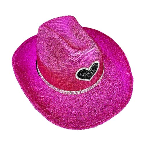 BommFu Western Cowboyhut, Cowgirl Hut Glitter, Disco Wide Bim Cowboy Hut funkelnd, Dress Cosplay -Requisiten, Kostümzubehör für die Halloween -Geburtstagsfeier BommFu Western Cowboyhut, Cowgirl Hut Glitter, Disco Wide Bim Cowboy Hut funkelnd, Dress Cosplay -Requisiten, Kostümzubehör für die Halloween -Geburtstagsfeier von BommFu