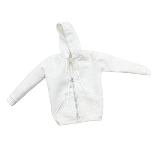 Bonarty 1/6 Skala Männliche Kleidung Hoodie Kleidung Sportkleidung Für 12 ''Action Figure Toys Doll - Weiß Bonarty 1/6 Skala Männliche Kleidung Hoodie Kleidung Sportkleidung Für 12 ''Action Figure Toys Doll - Weiß von Bonarty