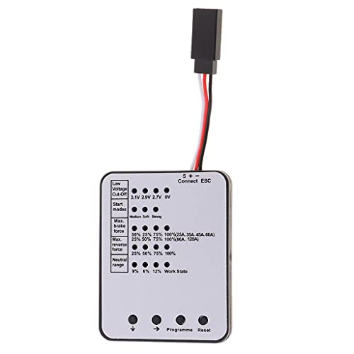 Bonarty 1x LED Programmierkarte Für RC Auto ESC Brushless Electronic Bonarty 1x LED Programmierkarte Für RC Auto ESC Brushless Electronic von Bonarty