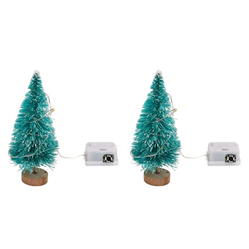 Bonbela 10pcs Dollhouse Weihnachtsbaum Mini Weihnachtsbaumdekor 1:12 Skala mit Blinkenden Lichtern und Simulativem Schnee für Doll House Village Home Dekoration Bonbela 10pcs Dollhouse Weihnachtsbaum Mini Weihnachtsbaumdekor 1:12 Skala mit Blinkenden Lichtern und Simulativem Schnee für Doll House Village Home Dekoration von Bonbela
