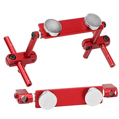 Bonbela Aluminiummagneter Unsichtbarer Körperschalen -Mount -Kit für HSP 1/10 RC Racing Car (Rot) von Bonbela