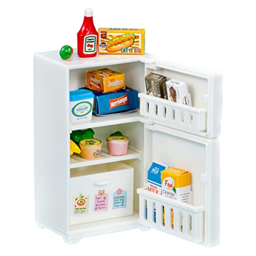 Bonbela Dollhouse -Gefrierschrank, Leichte Stabile Einfache Montage Reiche Details 3,5 -Zoll Hoher Mini Gefrierschrankmodell für die Familie Bonbela Dollhouse -Gefrierschrank, Leichte Stabile Einfache Montage Reiche Details 3,5 -Zoll Hoher Mini Gefrierschrankmodell für die Familie von Bonbela