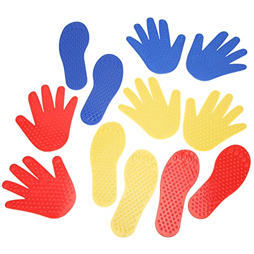 Bonbela Hand- und Fuß-Spielmatte, Übung, Gliedmaßen-Koordination, Integrationsspielzeug, Spielmatte für Kinder ab 1 Jahr von Bonbela