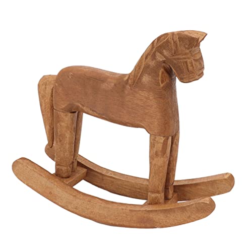 Bonbela Holz Schwingendes Happy Happy Hand Carry Horse Tischdekoration für Home Corridor Office Schlafzimmer Bonbela Holz Schwingendes Happy Happy Hand Carry Horse Tischdekoration für Home Corridor Office Schlafzimmer von Bonbela