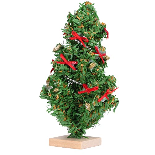 Bonbela Mini Weihnachtsbaum Künstlicher Desktop -Weihnachtsbaum, Weihnachtsging -Dekorationen, Topf Kleiner, Weihnachtsbaumstern für Weihnachtsdekoration von Bonbela