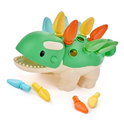 Bonbela Montessori Dinosaurierspielzeug Frühe Bildung Lernaktivitäten Fokus Koordinationstraining Skills Entwicklungsspielzeug für Mädchen von Bonbela