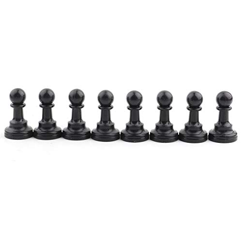 Bonbela Plastikschachsteine Set, Internationales Schachspiel, Komplette Schachsteine Set, Plastikschachsteine (Großer König 77 mm hoch) von Bonbela