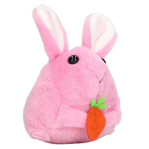 Bonbela Plüsch Bunny Clockwork Toy Tail Zittern Rotierende Süße Exquisite Feine Verarbeitung Plüsch Hasenspielzeug (Rosa) von Bonbela
