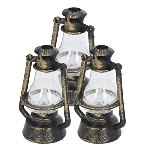 Bonbela Puppenhaus Miniatur Kerosinlampe 3PCS Retro Illumined DIY Dollhouse Dekorationen für 1/12 1/6 Skala mit Integriertem Akku Bonbela Puppenhaus Miniatur Kerosinlampe 3PCS Retro Illumined DIY Dollhouse Dekorationen für 1/12 1/6 Skala mit Integriertem Akku von Bonbela