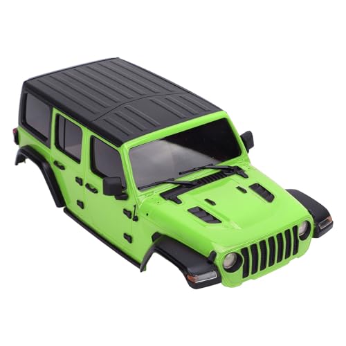 Bonbela RC -Karosserieabdeckung Hartschale Kunststoff 1/24 für Axiale SCX24 DIY -Upgrade -Teile mit Präzisen Ausschnitten Einfach Installation Moderner Stil (Grün) von Bonbela