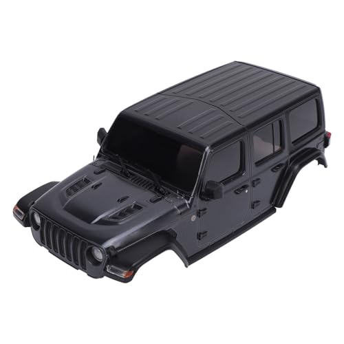 Bonbela RC -Karosserieabdeckung Hartschale Kunststoff 1/24 für Axiale SCX24 DIY -Upgrade -Teile mit Präzisen Ausschnitten Einfach Installation Moderner Stil (Schwarz) von Bonbela